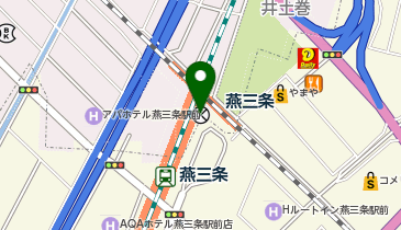 三条警察署燕三条駅交番の地図画像