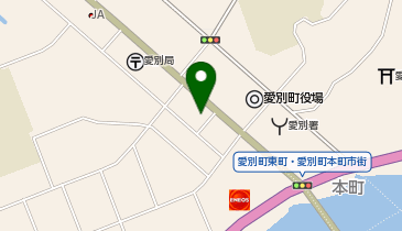 旭川東警察署愛別駐在所の地図画像