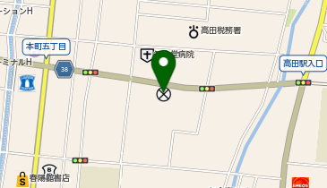 上越警察署高田交番の地図画像