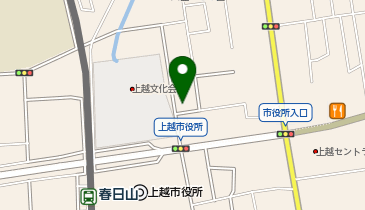 上越警察署春日山交番の地図画像