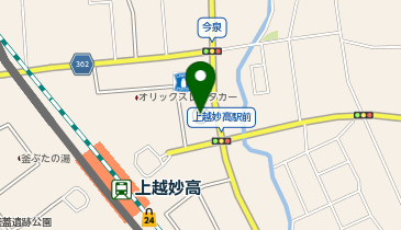 上越警察署上越妙高駅前交番の地図画像