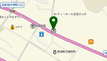 佐渡警察署佐和田交番の地図画像