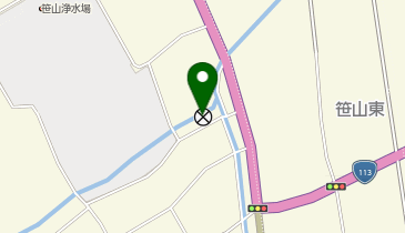 新潟北警察署笹山駐在所の地図画像