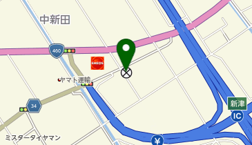 秋葉警察署中新田駐在所の地図画像