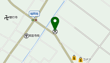 新発田警察署稲荷岡駐在所の地図画像