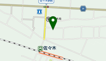 新発田警察署佐々木駐在所の地図画像