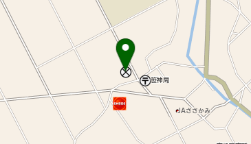 阿賀野警察署笹神駐在所の地図画像