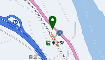 津川警察署熊渡駐在所の地図画像