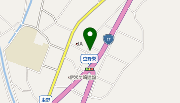 小出警察署虫野駐在所の地図画像