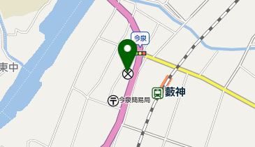 小出警察署広神駐在所の地図画像