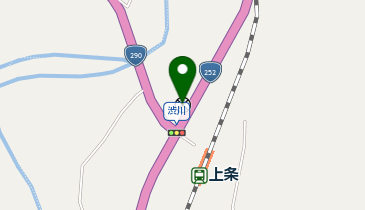 小出警察署上条駐在所の地図画像