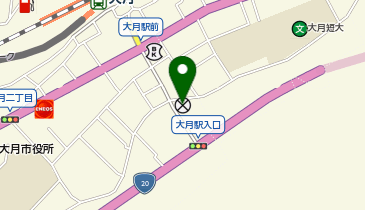 大月警察署大月駅前交番の地図画像