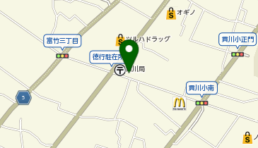 甲府警察署徳行警察官駐在所の地図画像