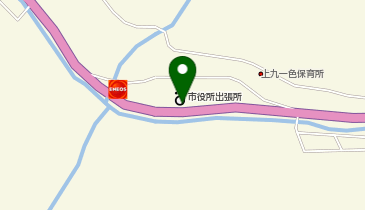 南甲府警察署上九一色警察官駐在所の地図画像