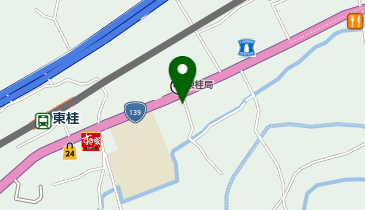 大月警察署東桂警察官駐在所の地図画像