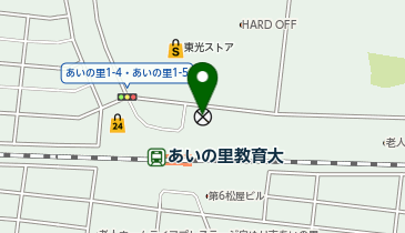 北警察署あいの里交番の地図画像