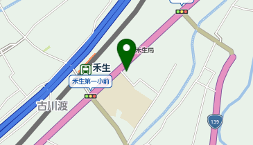 大月警察署禾生警察官駐在所の地図画像