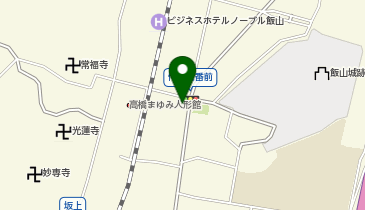 飯山警察署飯山市仲町交番の地図画像