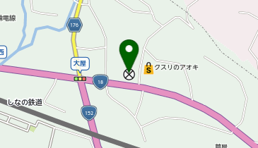 上田警察署上田市大屋交番の地図画像