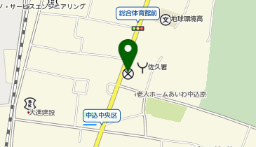 佐久警察署佐久市中央交番の地図画像