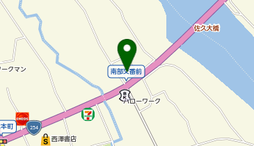 佐久警察署佐久市南部交番の地図画像