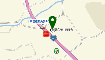 佐久警察署佐久市望月交番の地図画像