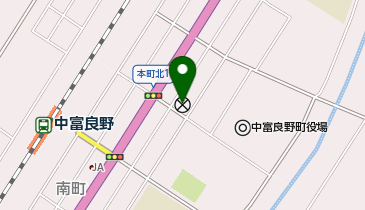富良野警察署中富良野駐在所の地図画像