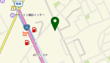 諏訪警察署諏訪市四賀交番の地図画像