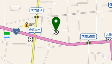 諏訪警察署下諏訪町交番の地図画像