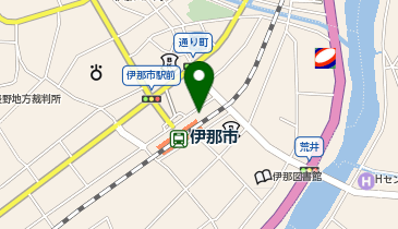 伊那警察署伊那市駅前交番の地図画像