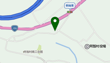 飯田警察署阿智村交番の地図画像