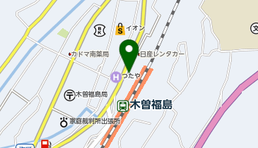 木曽警察署木曽町木曽福島駅前交番の地図画像