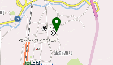木曽警察署上松町交番の地図画像