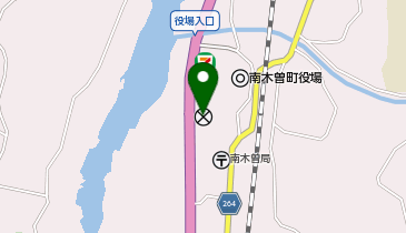 木曽警察署南木曽町交番の地図画像