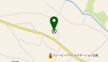 大町警察署白馬村交番の地図画像