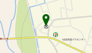 大町警察署池田町交番の地図画像