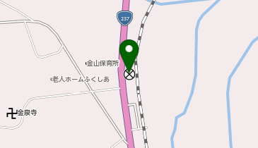 富良野警察署金山駐在所の地図画像