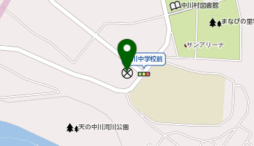 駒ヶ根警察署中川村警察官駐在所の地図画像