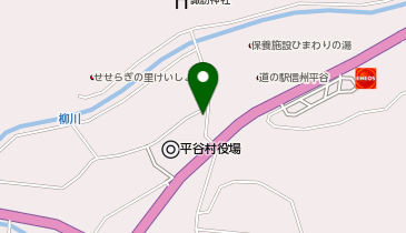飯田警察署平谷村警察官駐在所の地図画像