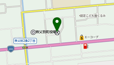 深川警察署秩父別駐在所の地図画像