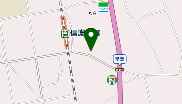 大町警察署大町市常盤警察官駐在所の地図画像