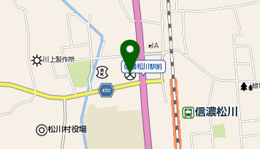 大町警察署松川村警察官駐在所の地図画像