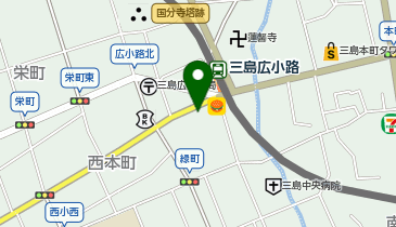 三島警察署広小路町交番の地図画像