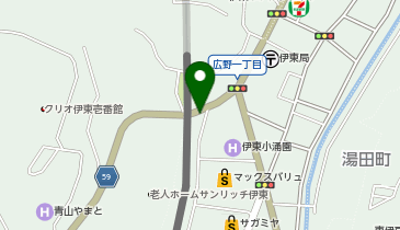 伊東警察署岡交番の地図画像