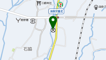 裾野警察署深良交番の地図画像