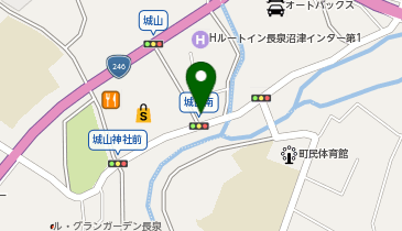 裾野警察署下長窪交番の地図画像