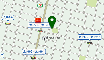 北警察署太平交番の地図画像