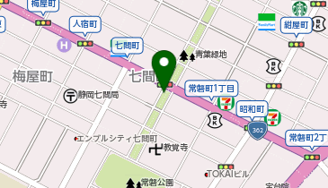 静岡中央警察署青葉通交番の地図画像