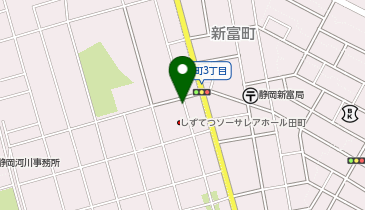 静岡中央警察署西部交番の地図画像