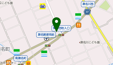 静岡中央警察署瀬名交番の地図画像